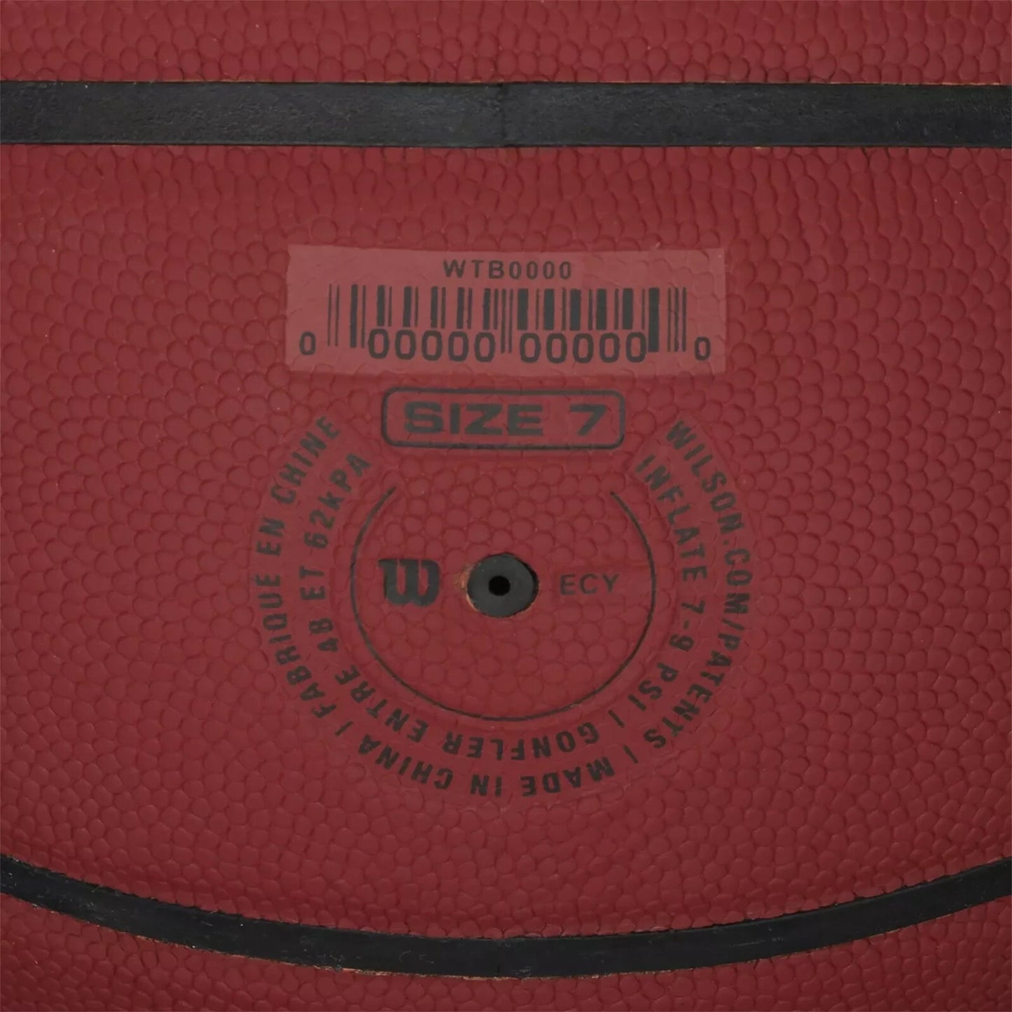 Wilson NBA Forge Crimson high-performance Pro Seam Basketball outdoor indoor