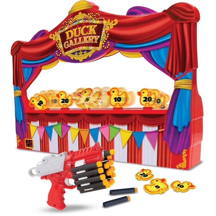 Ambassador Electronic Arcade Duck Gallery Nerf Gun Bullet Compatible Shotting
