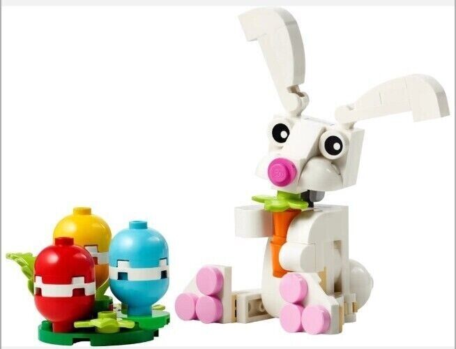 LEGO Spring Garden House (40682) + Easter Bunny (30668) Brand New Factory Sealed