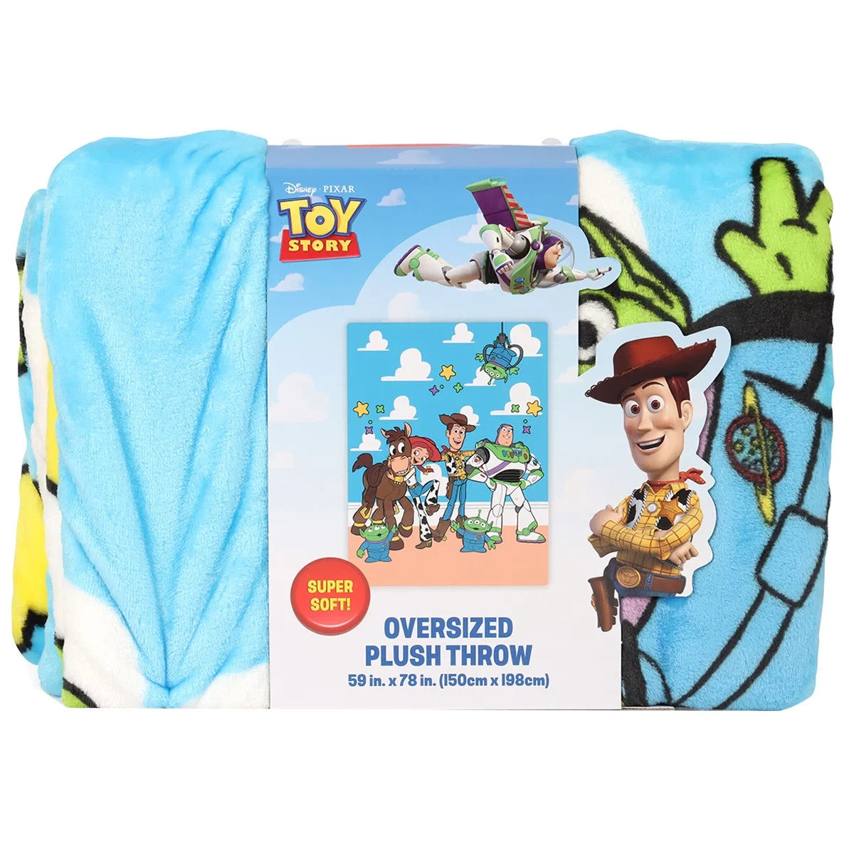 Disney's Toy Story Oversized Plush Throw | 150cm x 198cm