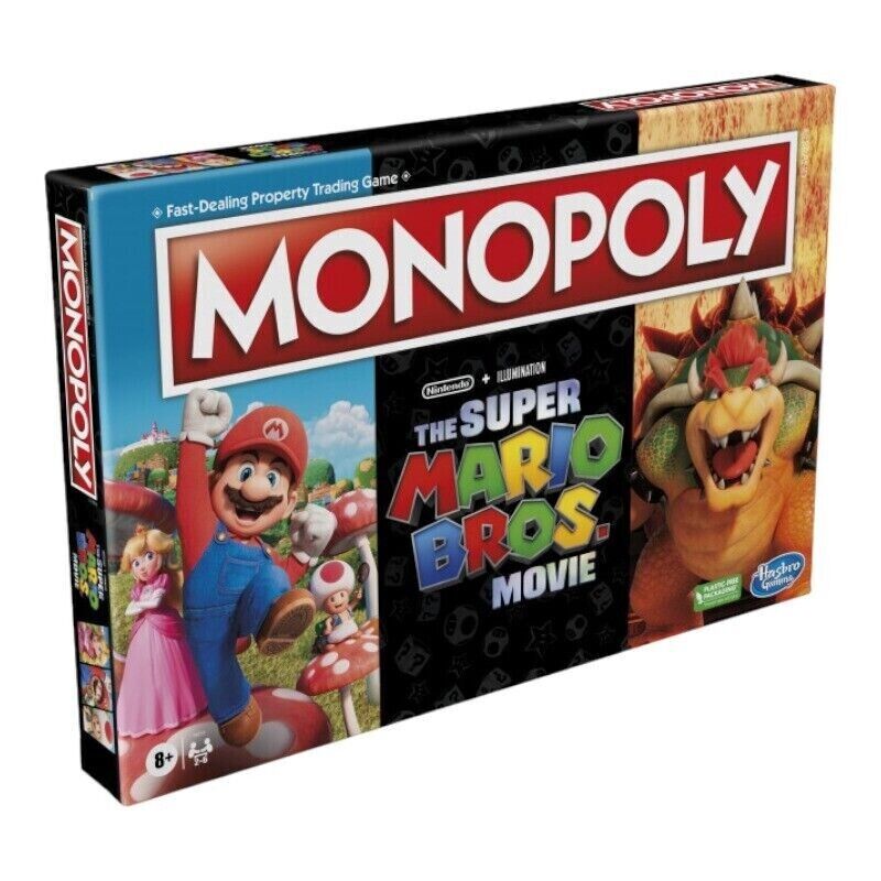 Monopoly The Super Mario Bros Movie Edition Board Game