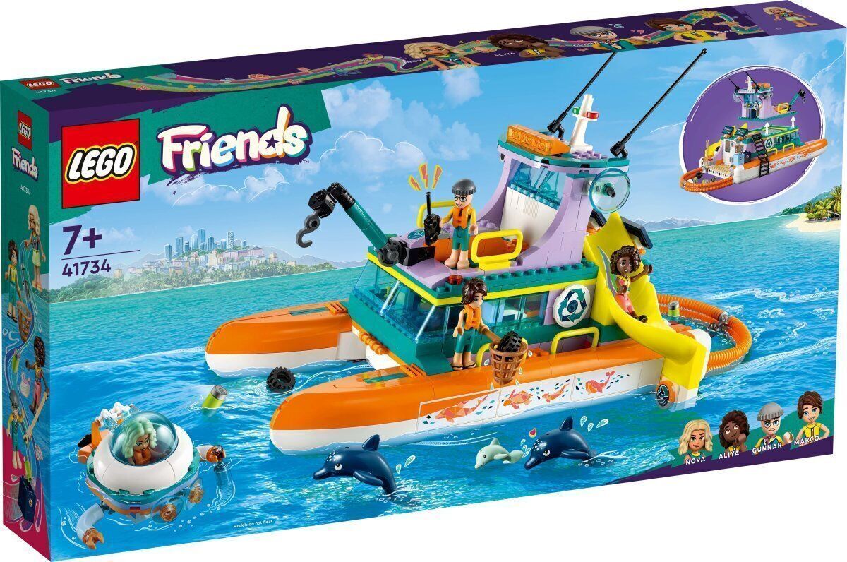 LEGO 41734 Friends Sea Rescue Boat Brand new sealed