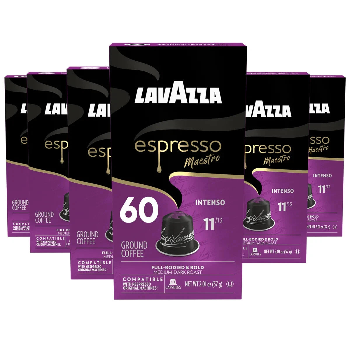 60x Lavazza Coffee Capsules Espresso - Maestro - 11