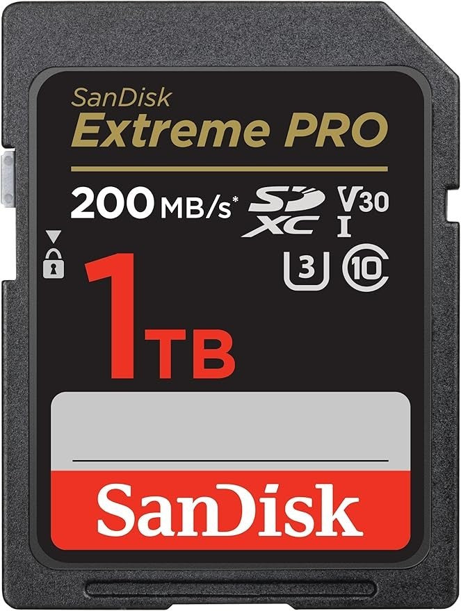 SanDisk SD Card 1TB Extreme PRO SDHC SDXC Camera Memory