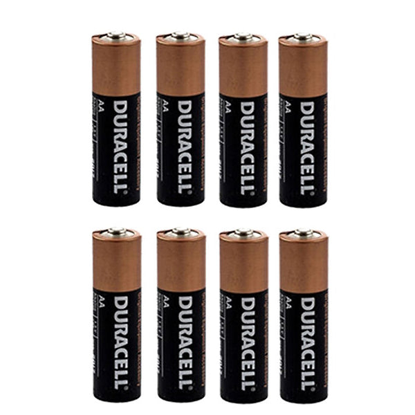 8X AA Duracell Battery Coppertop Alkaline Batteries AU