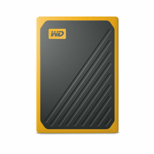 WD My Passport GO Portable SSD, 1TB, USB 3.0, speeds up to 400 MB/s Amber