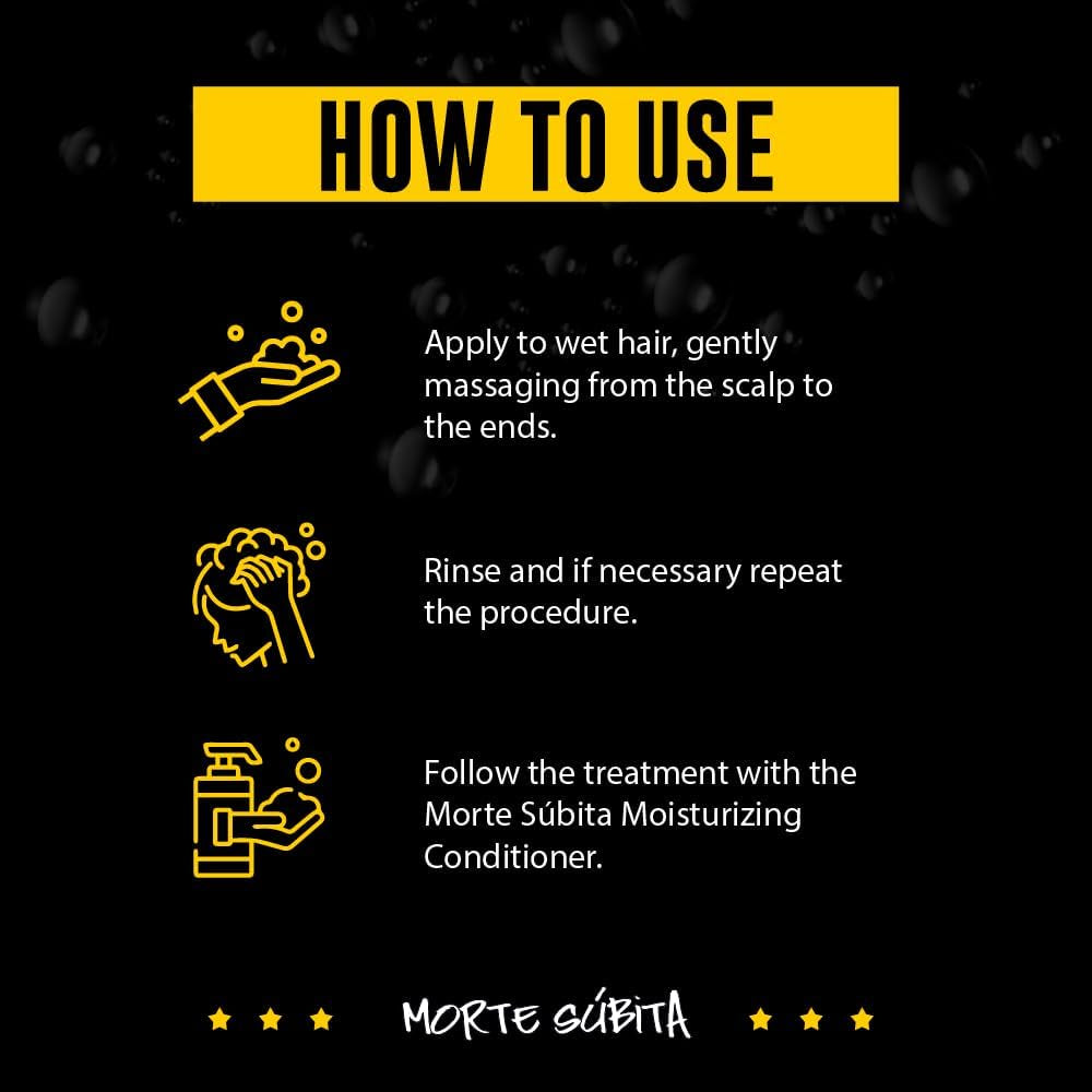 Linha Morte Subita  - Shampoo Hidratante 250 Ml - ( Sudden Death Collection - Moisturising Shampoo 8.45 Fl Oz)