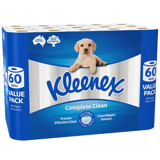 Kleenex Bath Tissue 60 x 180 Sheets Comfortable And Reliable Clean New
