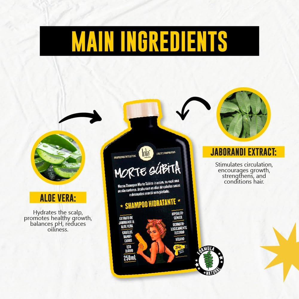 Linha Morte Subita  - Shampoo Hidratante 250 Ml - ( Sudden Death Collection - Moisturising Shampoo 8.45 Fl Oz)