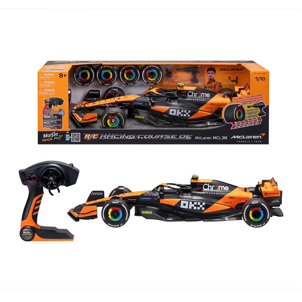 Formula Racing R/C 1:10 Scale Red Bull & Design Ferrari Racing Maisto Tech
