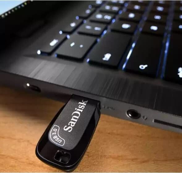 USB 3.0 Flash Drive SanDisk Ultra Shift PC Mac Memory Stick 100MB/s SDCZ410