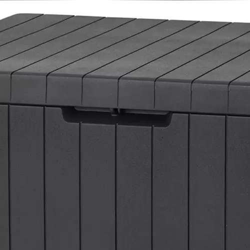 Keter City Box 2-IN-1 Storage 113L or Seat - Outdoor Weather Resistant Durable