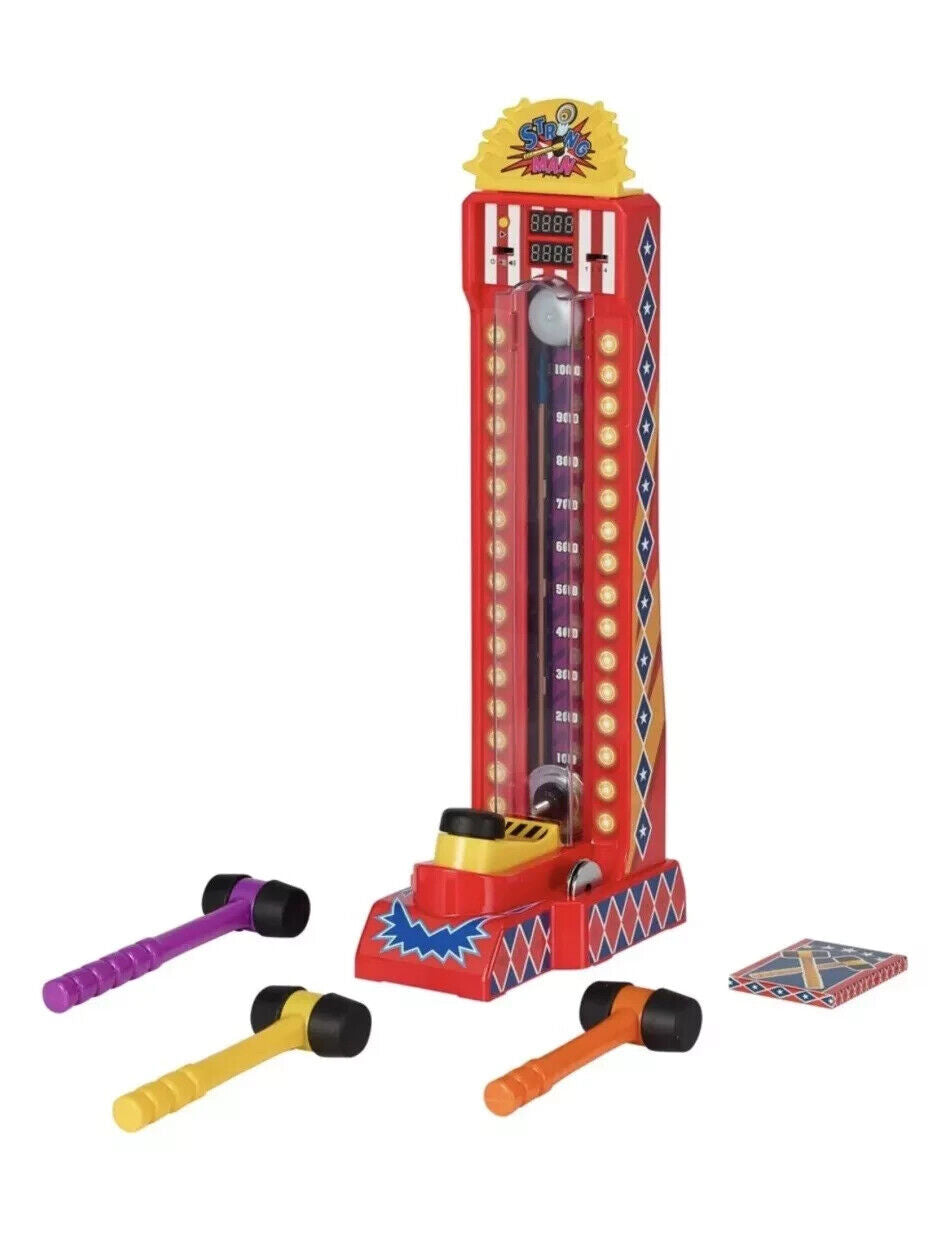 Electronic Arcade Strongman Game Ages 6+ Years Kids Gift Christmas