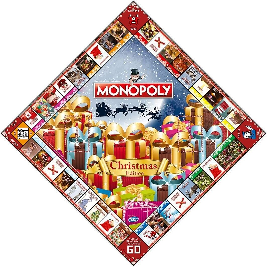 Christmas Edition - Monopoly Board Game