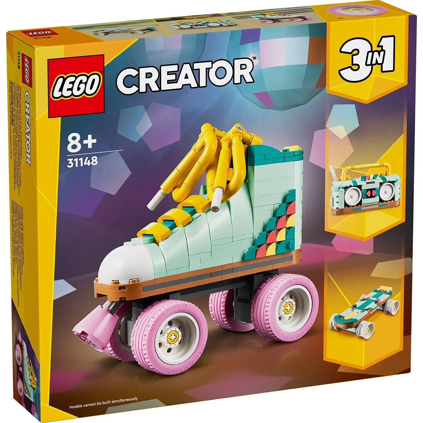 LEGO 31148 CREATOR | 3-in-1 | Retro Roller Skate Brand New AU Seller