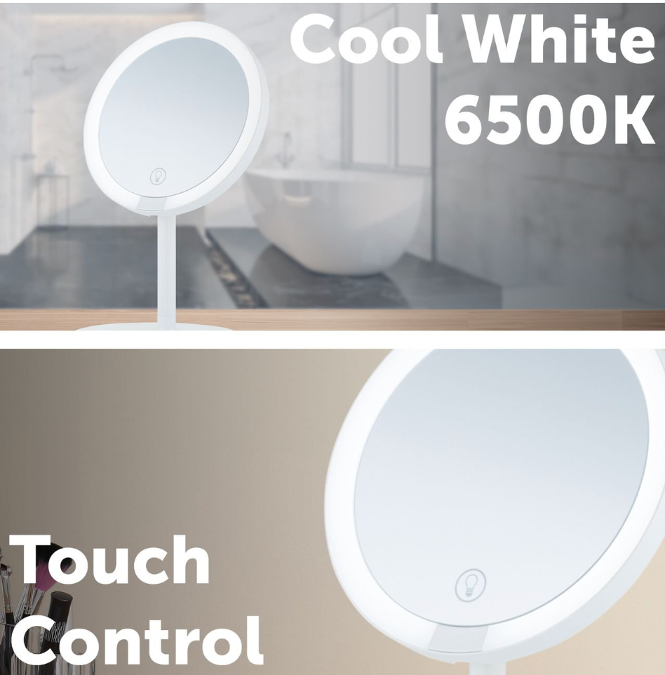 Verve Design Camille Rechargeable Mirror Lamp