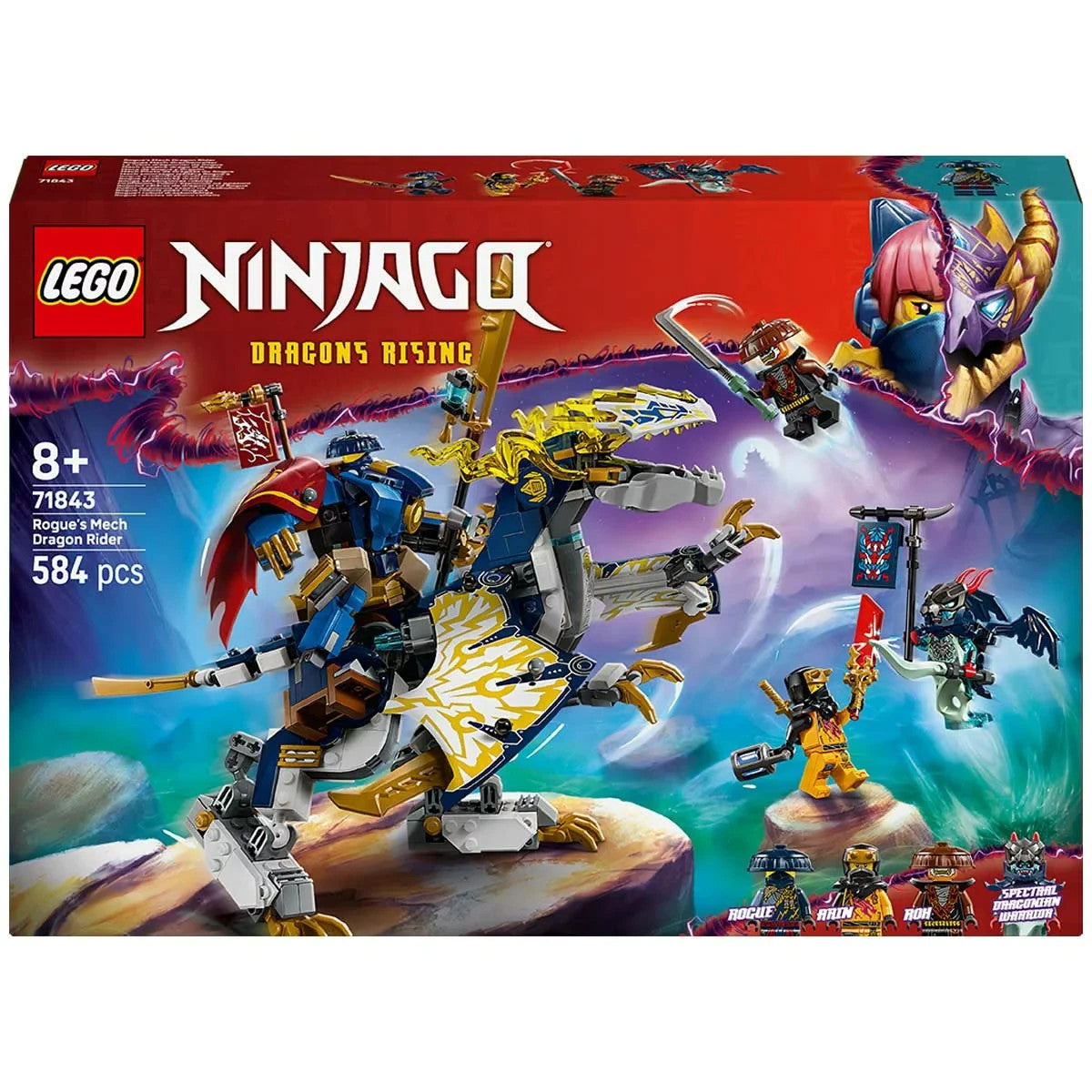 LEGO NINJAGO 71843 Rogue's Mech Dragon Rider