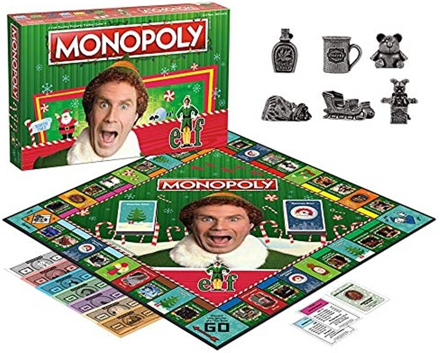 Join Buddy Elf Monopoly Board Game for 2-6 Players
