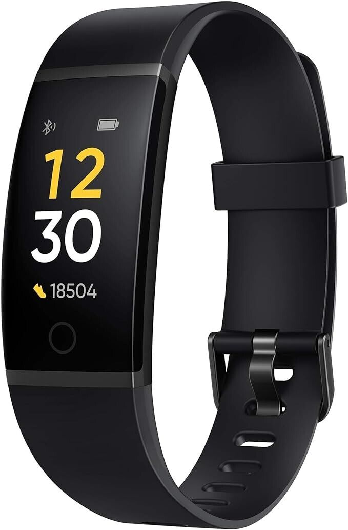 Realme Band Activity Tracker Heart Rate Monitor ‎0.96" TFT Display Unisex Black