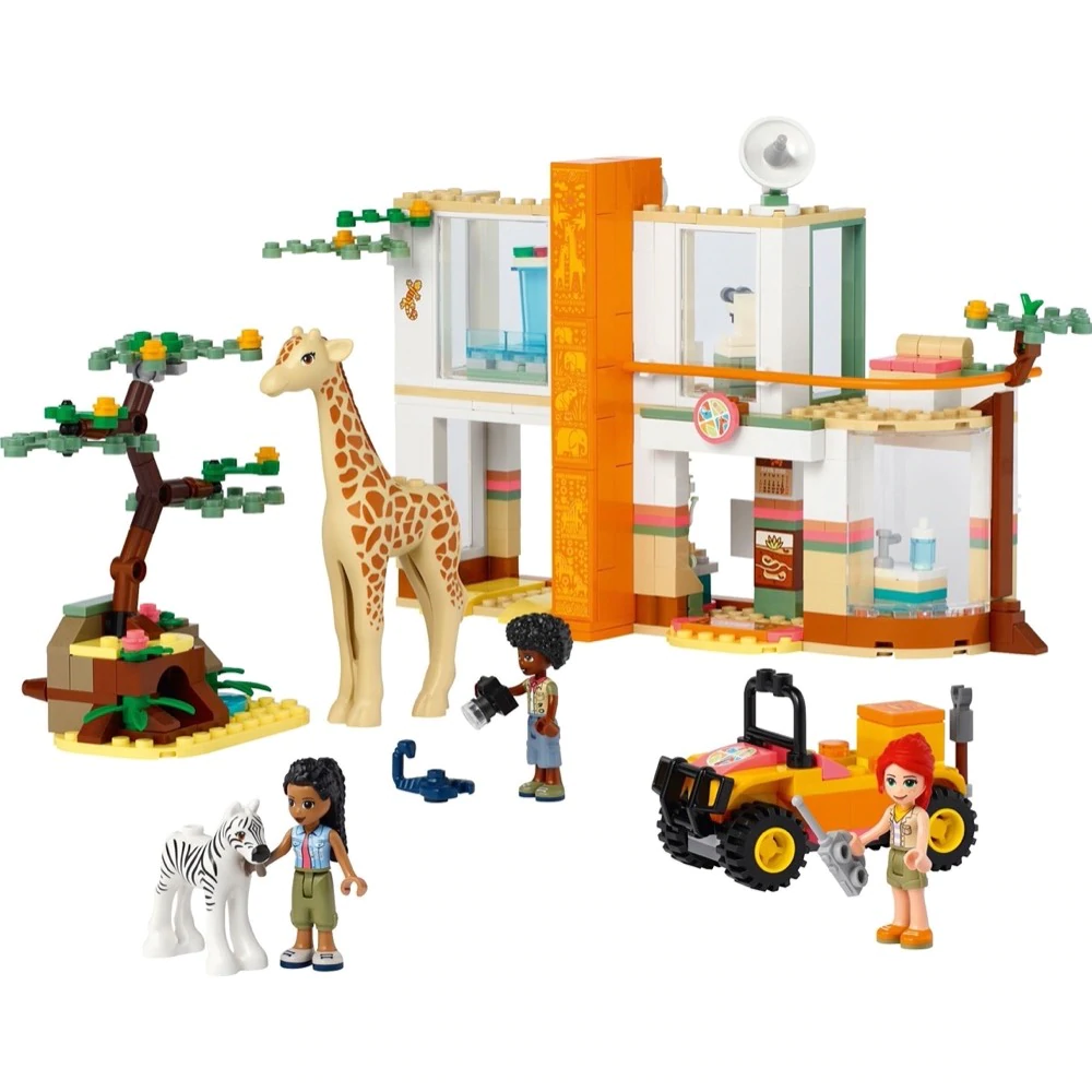 LEGO 41717 Friends Mia Wildlife Rescue Vet Medical Doctor Zebra Scorpion Giraffe