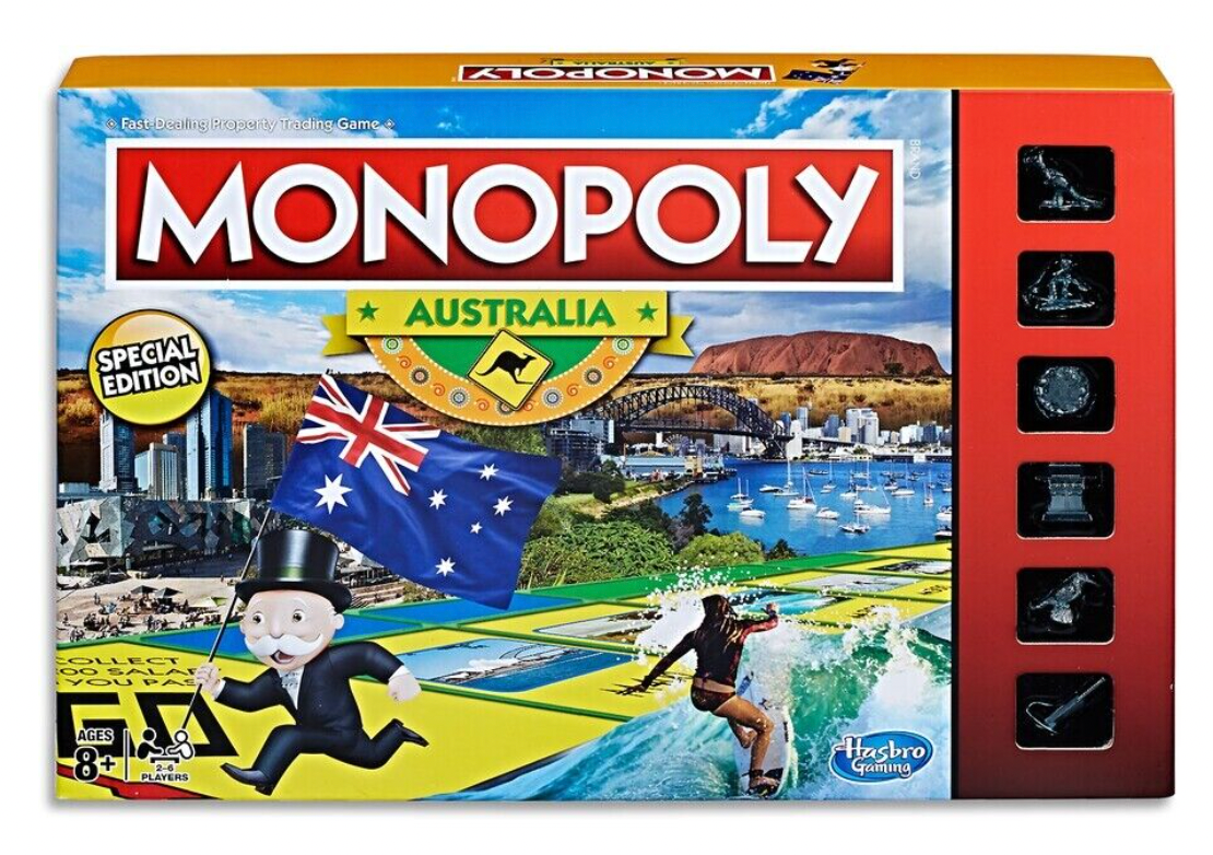 Monopoly Australia Edition 2 to 6 Players Age 8+