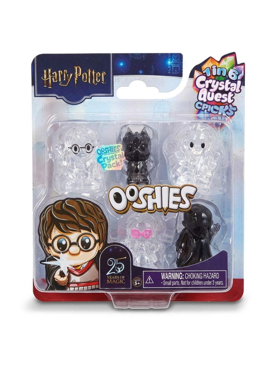 Ooshies 1-in-6 Crystal Quest Packs – Harry Potter (Special)