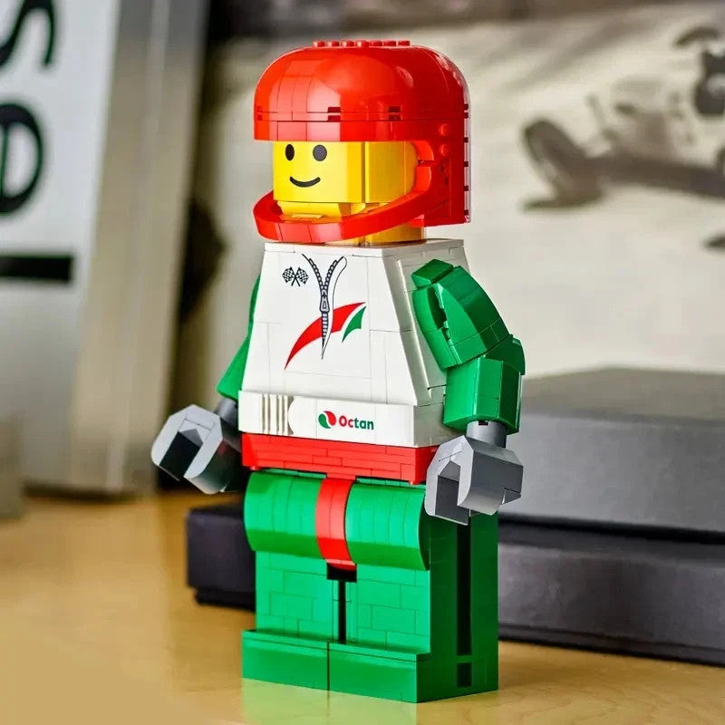 LEGO 40819 Up-Scaled Racing Driver Minifigure. Exclusive