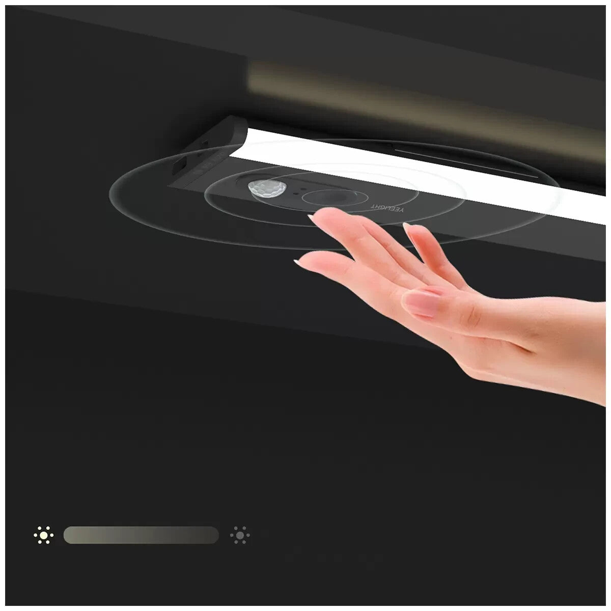 Yeelight Ultra Thin Induction Cabinet Light 2 Pack Dimmable Rechargeable New