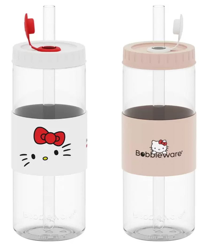 Hello Kitty Bobbleware 700ml Tritan Reusable Tumblers 2 Pack