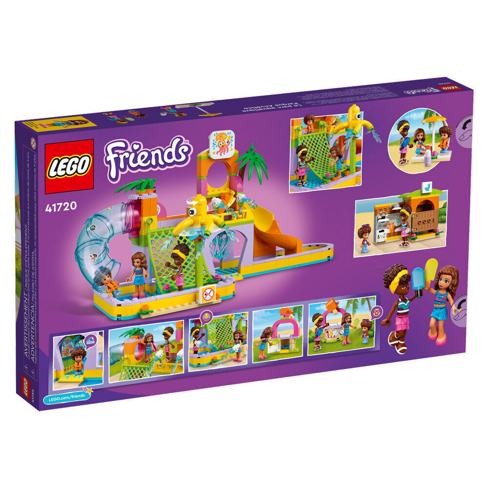 LEGO FRIENDS Water Park 41720 NEW Swimming Pool Slide Olivia Nandi Santiago