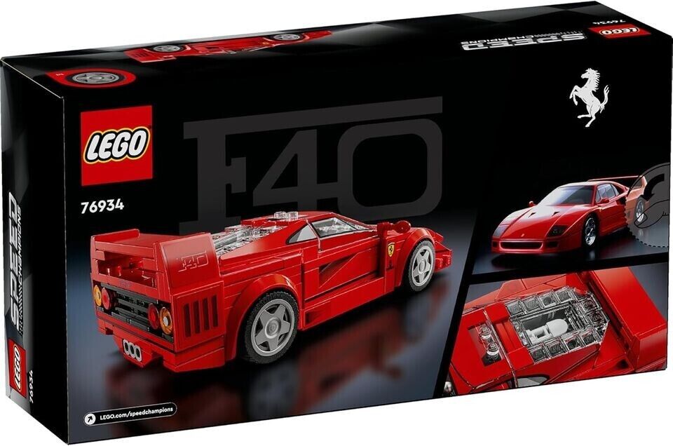 LEGO 76934 speed champions Ferrari F40 red car Brand New In Box