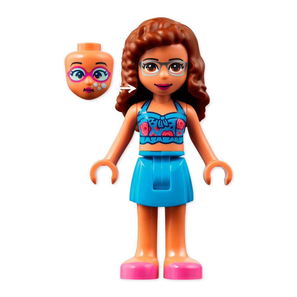 LEGO FRIENDS Water Park 41720 NEW Swimming Pool Slide Olivia Nandi Santiago