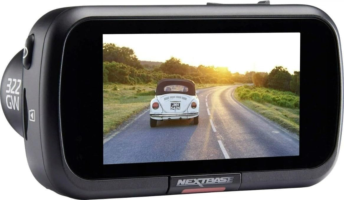 NEW Nextbase 322GW Dash Cam HD 1080p In-Car Camera - GPS SOS WiFi Motion Sensor