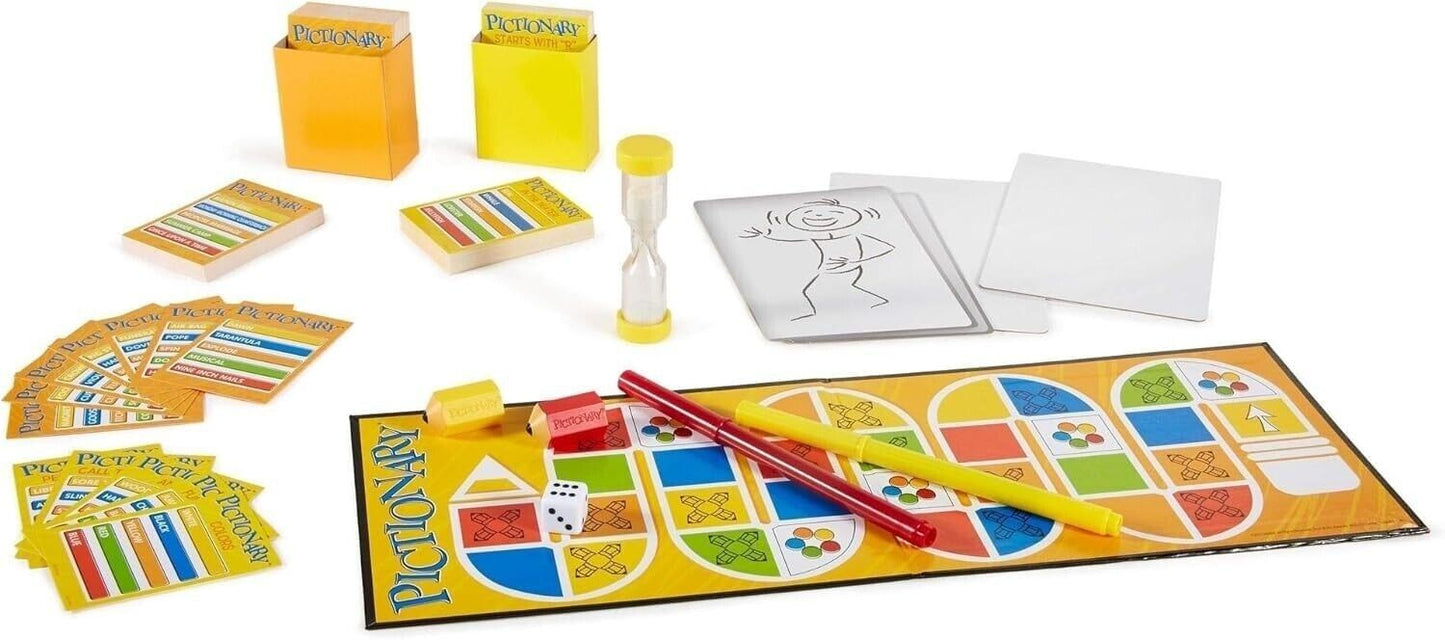 Pictionary Board Game By Mattel With White Clean Markers BRAND NEW