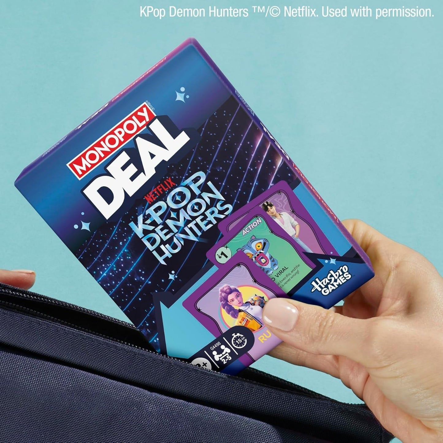 Monopoly Deal - KPop Demon Hunters Edition Card Game "New"