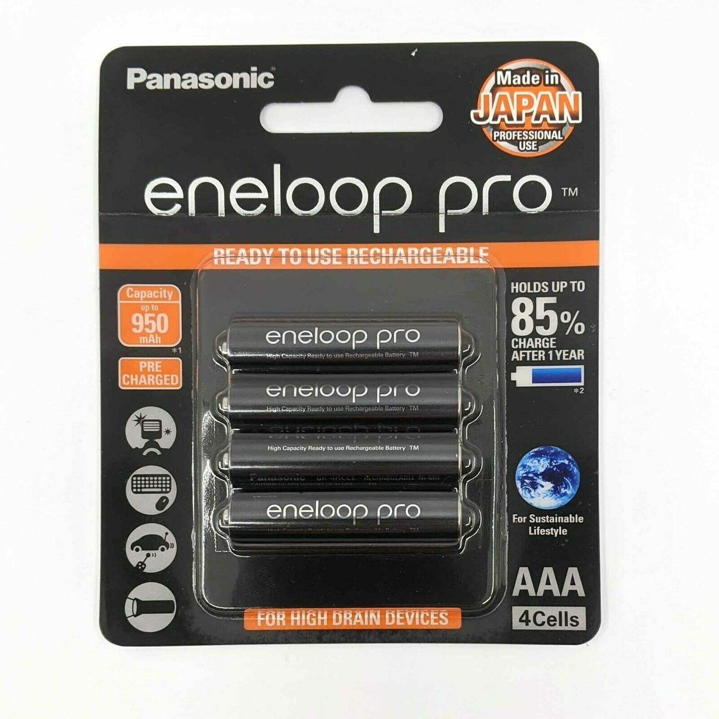 Panasonic Eneloop AA AAA Rechargeable NiMH Batteries Pro 2x/4x/4x Japan Made