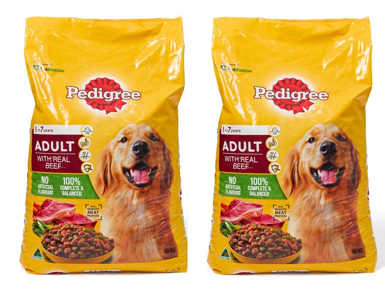 Pedigree Vital Protection 1-7 Years Adult Dog Food With Beef And Vegetables 30kg