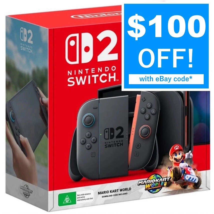 Nintendo Switch 2 Console Mario Kart World Game Bundle In Stock Now AU Verstion