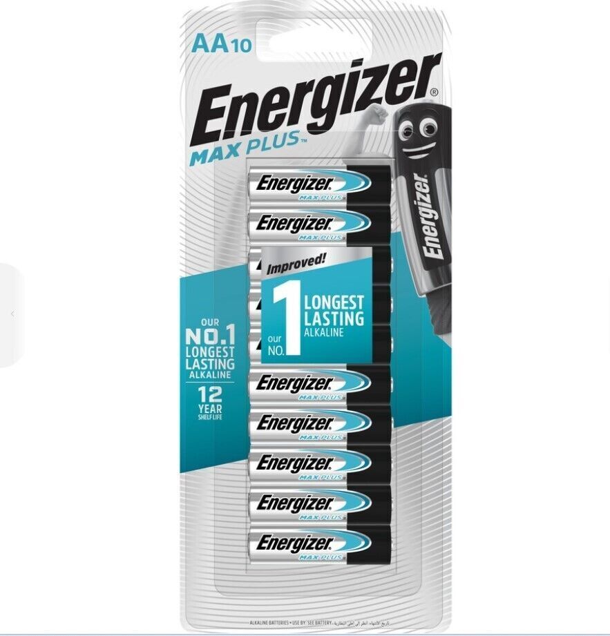 Energizer Max Plus Advanced AA AAA Batteries Battery Pack