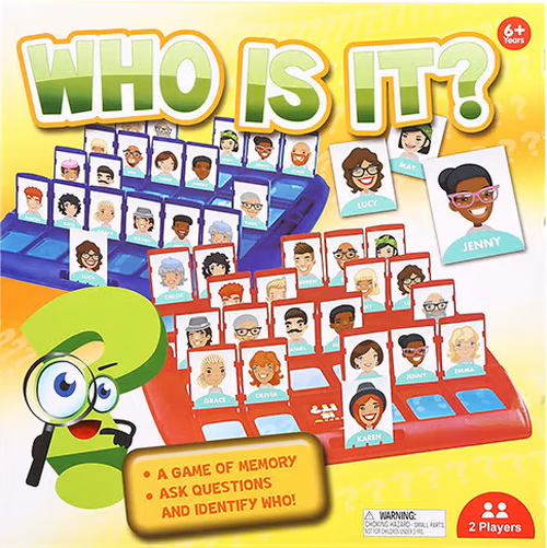 Who Is It Classic Board Game Funny Family Guessing Games Toy Xmas Gifts for Kids