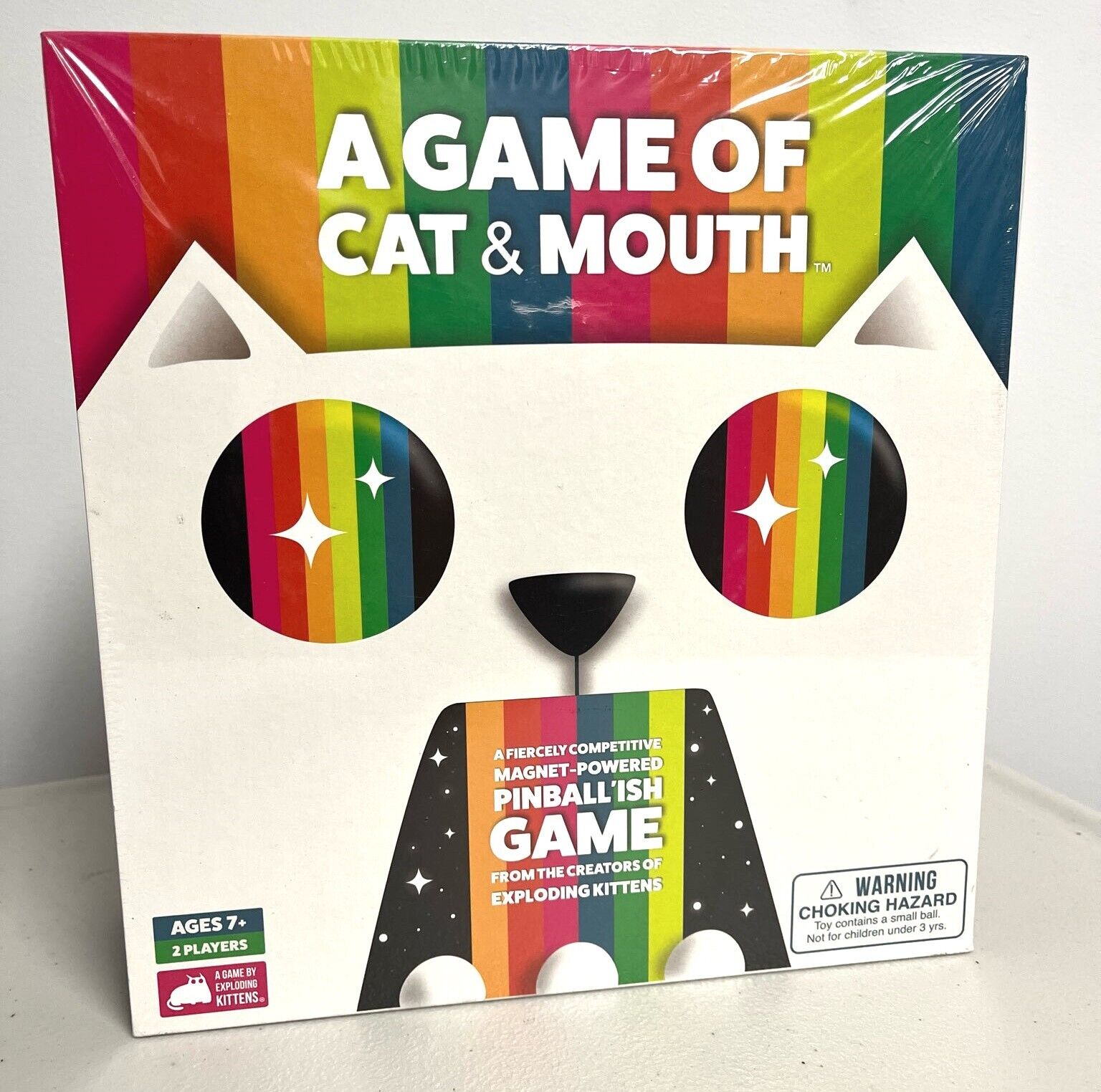 Genuine A Game Of Cat And Mouth by Exploding Kittens Magnet Powered Pinball Game