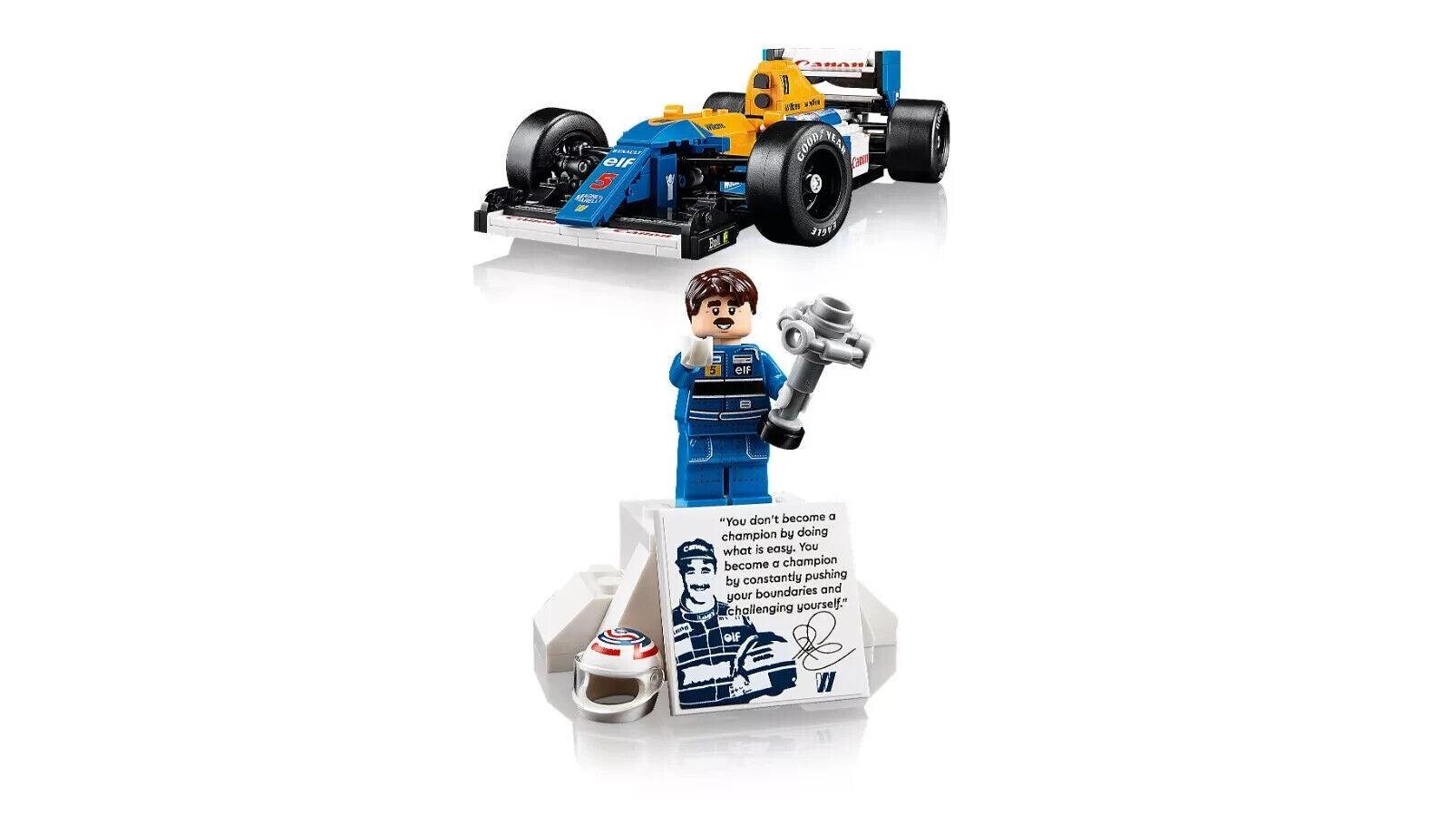 LEGO® Icons 10353 Williams Racing FW14B & Nigel Mansell