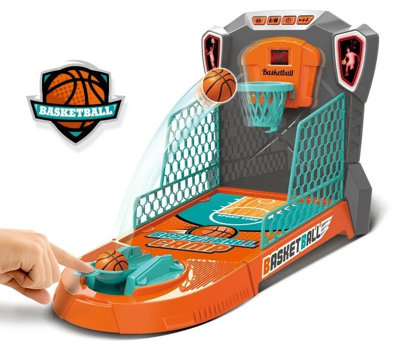 Shoot-A-Basket Mini Table Top Basketball Game with Lights Sounds and Score Toy