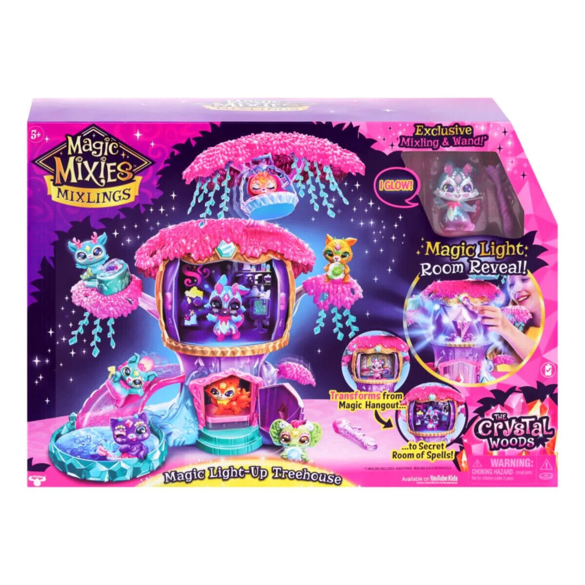 Magic Mixies Mixlings Season 3 Light Up Treehouse Kids/Childrens Toy Set 5y+
