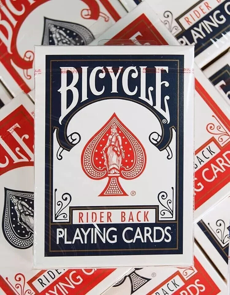 2 Decks Bicycle Card US RIDER BACK Playing Cards Red & Blue Made In USA