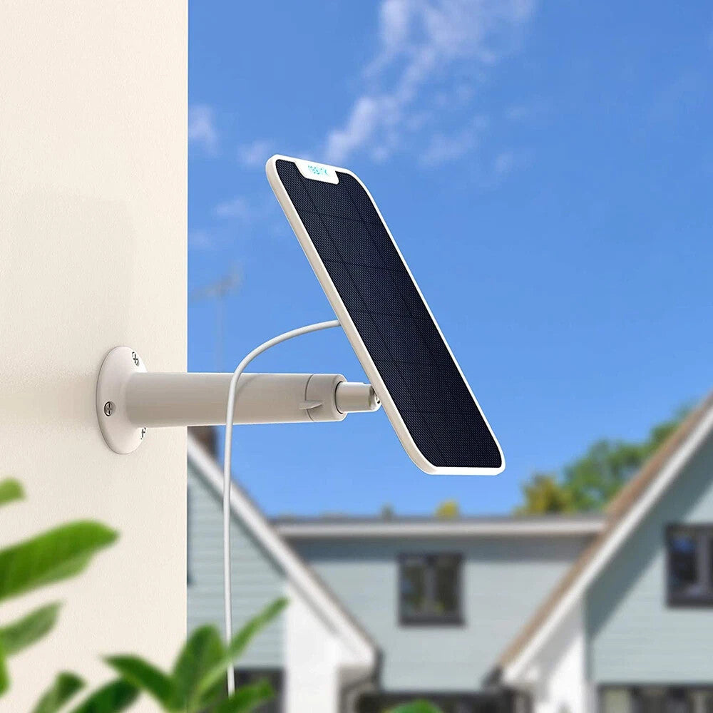 Solar Panel for Reolink Battery Powered Security Cameras Argus 2E/3/3Pro/PT/Go