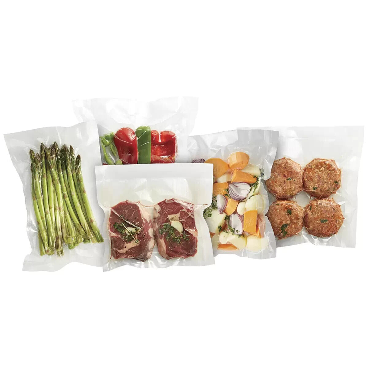 Food saver Vacuum Seal Bags & Rolls FoodSaver Value  46 + 3 + 2 Combo pack