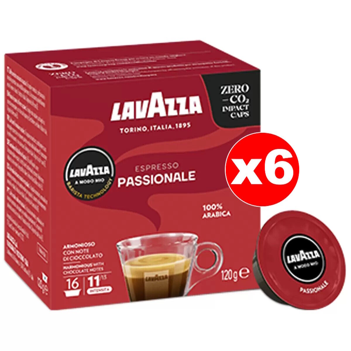 96 Capsules X Lavazza A Modo Mio Coffee Capsules Espresso Coffee Machine Pods
