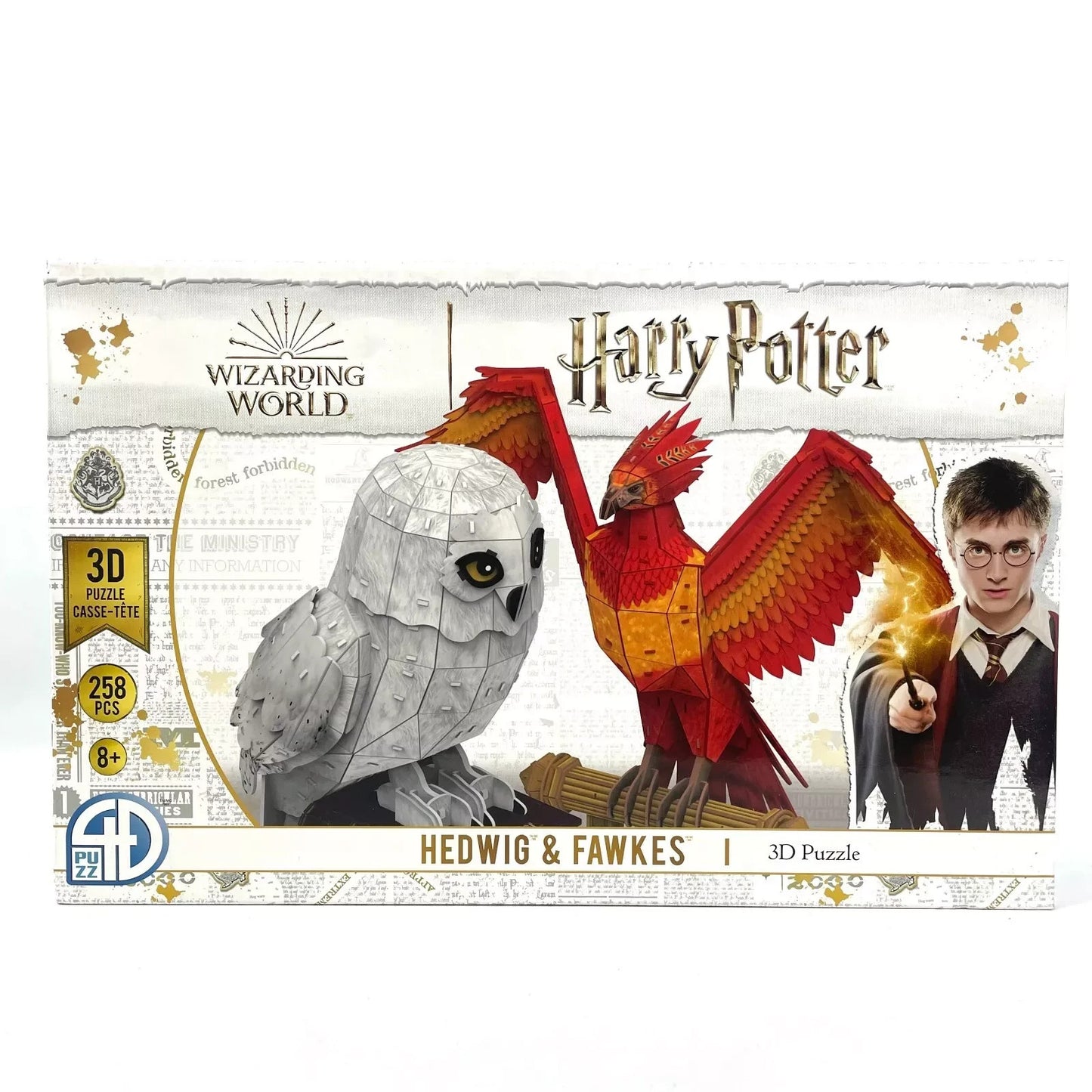 Wizarding World Harry Potter – Hedwig & Fawkes 3D Puzzle 258 Piece Jigsaw