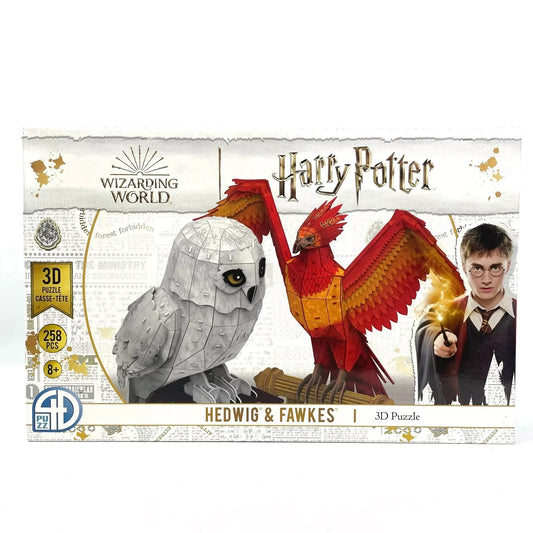 Wizarding World Harry Potter – Hedwig & Fawkes 3D Puzzle 258 Piece Jigsaw
